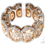 18K Gold Oval Diamond Queens Eternity Ring 64389 - Image 4