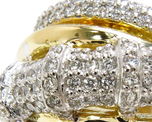 18K Gold Pave Diamond Ring 37255 - Image 3