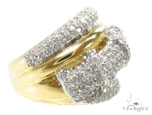 18K Gold Pave Diamond Ring 37255 - Image 4