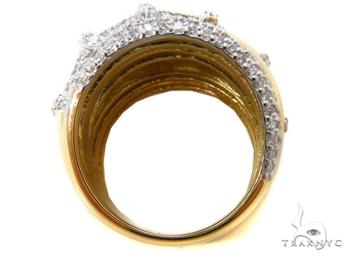 18K Gold Pave Diamond Ring 37255 - Image 6
