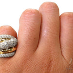 18K Gold Pave Diamond Ring 37255 - Image 7