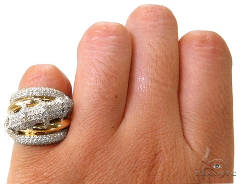18K Gold Pave Diamond Ring, photo 7 of 7