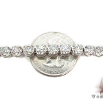 18K Gold Prong Diamond Chain 26 Inches 5mm   31731 - Image 6