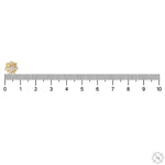 18K Gold Snowflake Diamond Earrings 67021 - Image 7