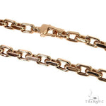 18K Rose Gold Solid Anchor Link Chain 24 Inches 6.3mm   67828 - Image 2