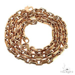 18K Rose Gold Solid Anchor Link Chain 24 Inches 6.3mm   67828 - Image 3