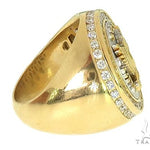 18K Two Tone Custom Made Eagle Diamond Ring 66205 - Image 3