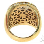 18K Two Tone Custom Made Eagle Diamond Ring 66205 - Image 5