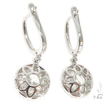 18K White Gold Diamond Chandelier Earrings 64022 - Image 6