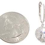 18K White Gold Diamond Chandelier Earrings 64022 - Image 7