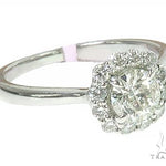 18K White Gold Engagement Diamond Ring 66231 - Image 1
