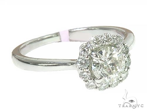 18K White Gold Engagement Diamond Ring 66231 - Image 1