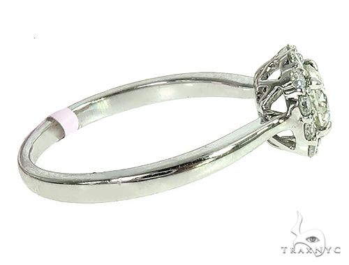18K White Gold Engagement Diamond Ring 66231 - Image 2