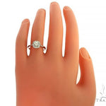 18K White Gold Engagement Diamond Ring 66231 - Image 3