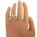 18K White Gold Engagement Diamond Ring 66232 - Image 5