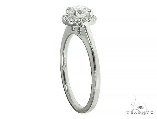 18K White Gold Engagement Diamond Ring 66233 - Image 2