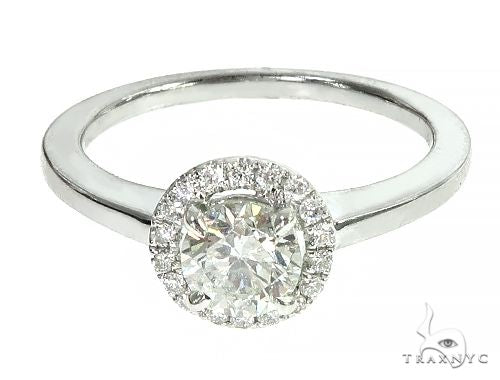 18K White Gold Engagement Diamond Ring 66233 - Image 3