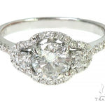 18K White Gold Engagement Diamond Ring 66234 - Image 3