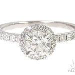 18K White Gold Engagement Diamond Ring 66248 - Image 1