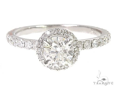 18K White Gold Engagement Diamond Ring 66248 - Image 1