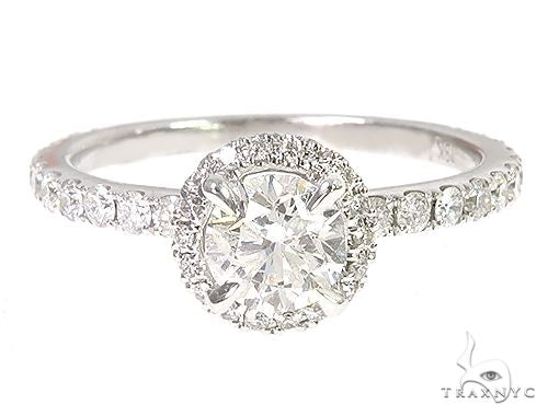 18K White Gold Engagement Diamond Ring 66248 - Image 1