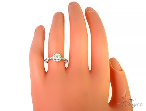 18K White Gold Engagement Diamond Ring 66248 - Image 6