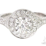 18K White Gold Engagement Diamond Ring 66249 - Image 1