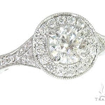 18K White Gold Engagement Diamond Ring 66249 - Image 2