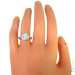 18K White Gold Engagement Diamond Ring 66249 - Image 6