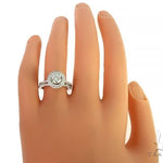18K White Gold Engagement Diamond Ring Set 66235 - Image 5
