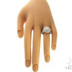 18K White Gold Princess & Channel Engagement Ring 63779 - Image 8