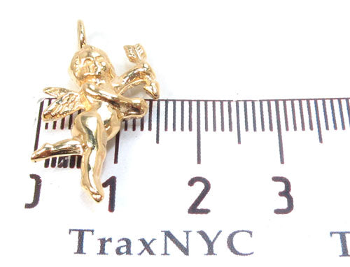 18K Yellow Gold Angel Pendant | TraxNYC