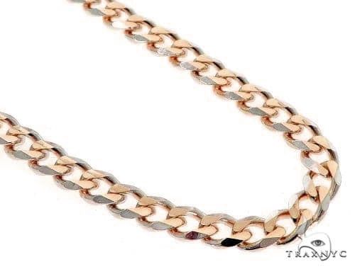 18K Yellow Gold Curb Link Chain 24 Inches 8mm   66378 - Image 2