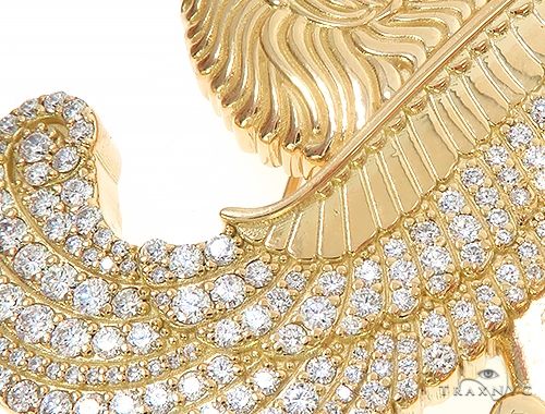 18K Yellow Gold Custom Brooch, photo 5 of 11