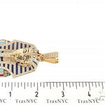18K Yellow Gold Custom Diamond Pharaoh Pendant 65190 - Image 8