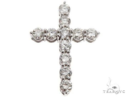 18K Yellow Gold Diamond Cross, photo 11 of 11