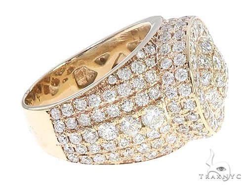 18K Yellow Gold Prong Diamond Ring 65454 - Image 4