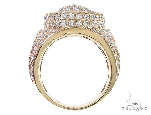 18K Yellow Gold Prong Diamond Ring 65454 - Image 6