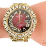 18K Yellow Gold Rolex President DateJust 36mm Watch 65812 - Image 10