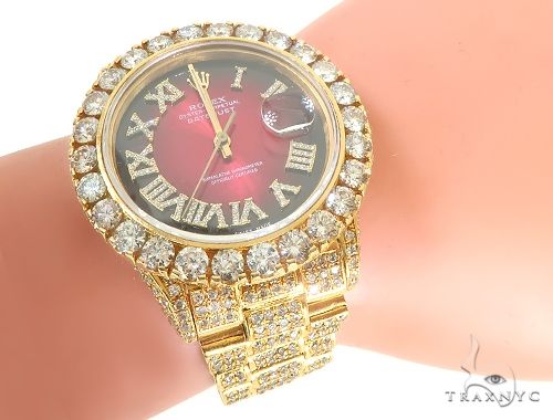 18K Yellow Gold Rolex President DateJust 36mm Watch 65812 - Image 11