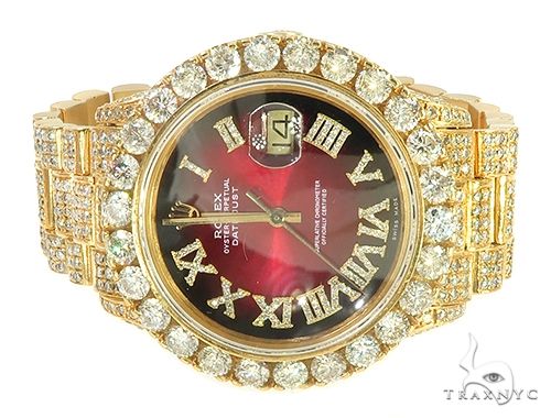 18K Yellow Gold Rolex President DateJust 36mm Watch 65812 - Image 2