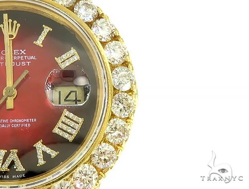 18K Yellow Gold Rolex President DateJust 36mm Watch 65812 - Image 5