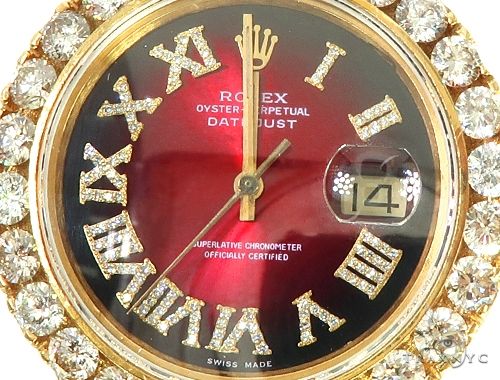 18K Yellow Gold Rolex President DateJust 36mm Watch 65812 - Image 6