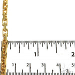 18K Yellow Gold Thin Diamond Cut Solid Anchor Cable Link 3.4mm  20 Inches 69662 - Image 6