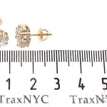 18K Yellow Gold VS Floweret Studs 65015 - Image 6