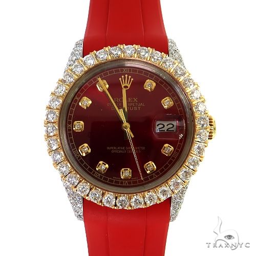 18K Yellow Gold & Stainless Steel Rolex DateJust Watch 63728 - Image 1