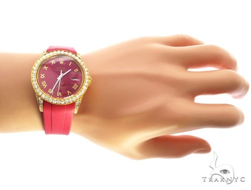 18K Yellow PVD & Stainless Steel Rolex DateJust Watch 63731 - Image 7