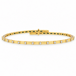 18K Gold Diamond Bracelet 71819