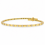 18K Gold Diamond Bracelet 71819