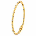 18K Gold Diamond Bracelet 71819